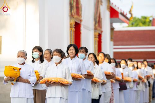 ภาพ No.101180:พิธีบรรพชาธรรมทายาท ในโครงการอุปสมบทบูชาธรรม มหาปูชนียาจารย์ พ.ศ. 2566 ณ วัดสองพี่น้อง สุพรรณบุรี วันที่ 5 ธันวาคม พ.ศ. 2566