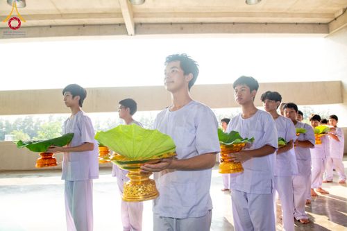 ภาพ No.213493:วันเสาร์ที่ 29 มีนาคม พ.ศ. 2568 พิธีปลงผม โครงการสามเณรยุวธรรมทายาท รุ่นที่ 33 โครงการสามเณรมัชฌิมธรรมทายาท รุ่นที่ 29 ณ ห้องปฏิบัติธรรมวิหารคด คอร์ 13 วัดพระธรรมกาย