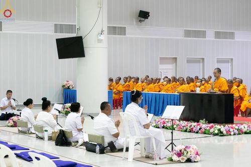 ภาพ No.123534:พิธีถวายสลากภัต แด่พระภิกษุสงฆ์ เพื่อโครงการธรรมยาตรา กตัญญูบูชา มหาปูชนียาจารย์ พระมงคลเทพมุนี (สด จนฺทสโร) พระผู้ปราบมาร อนุสรณ์สถาน 7 แห่ง ปีที่ 12 ระหว่างวันที่ 2 - 31 มกราคม พ.ศ.2567