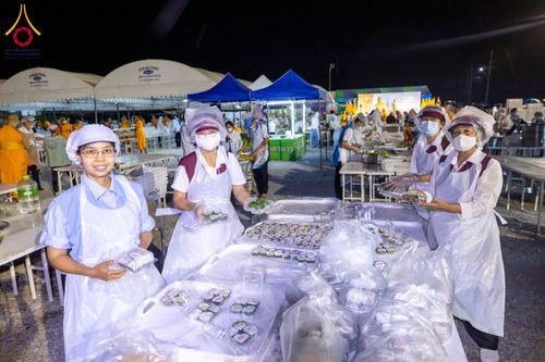 ภาพ No.118822:พิธีถวายภัตตาหารเป็นสังฆทาน แด่คณะพระธรรมยาตรา ปีที่ 12 วันที่ 26 มกราคม พ.ศ. 2567 ณ อนุสรณ์สถานบางปลา จ.นครปฐม