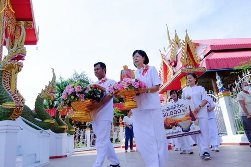 ภาพ No.166923:พิธีทอดกฐิน ณ วัดแม่ปะเหนือ อ.แม่ปะ จ.ตาก ในโครงการกฐินสามัคคีทั่วไทย 30,000 วัด บูชาธรรม 80 ปี หลวงพ่อธัมมชโย โดยคณะศิษยานุศิษย์วัดพระธรรมกาย วันที่ 24 ตุลาคม พ.ศ. 2567