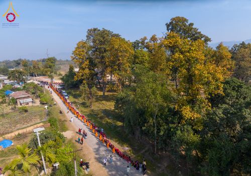 ภาพ No.132298:พิธีจุดโคมประทีปถวายเป็นพุทธบูชา ในโครงการบรรพชา 1,250 รูป ณ แดนประสูติ สวนลุมพินี ประเทศเนปาล วันที่ 17 มีนาคม พ.ศ. 2567