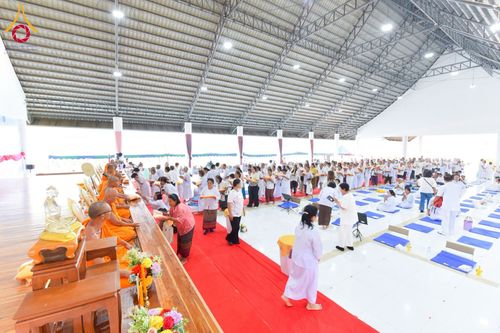 ภาพ No.216604:วันเสาร์ที่ 5 เมษายน พ.ศ. 2568 พิธีทอดผ้าป่าสามัคคีสร้างกุฎิสงฆ์ ณ ธุดงคสถานอำนาจเจริญ