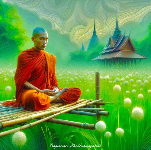 ภาพ No.144515:ภาพพระพุทธศาสนาจาก A.I. ชุดที่ 1 (Artificial Intelligence)