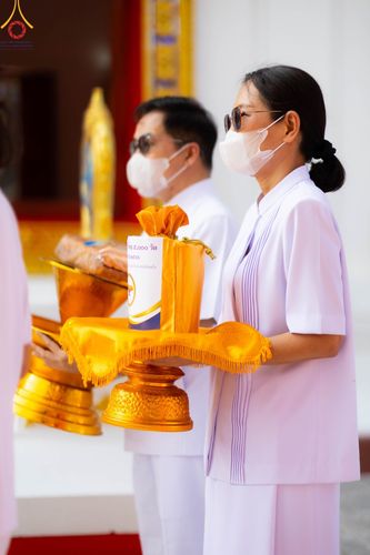 ภาพ No.96813:พิธีทอดกฐินสามัคคีทั่วไทย 5,000 วัด ณ วัดเสาธง จ.สุพรรณบุรี วันที่ 4 พฤศจิกายน พ.ศ. 2566