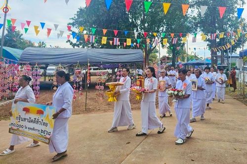 ภาพ No.270138:วันที่ 28 ตุลาคม พ.ศ. 2568 พิธีทอดกฐินสามัคคีทั่วไทย ณ วัดสระโพนทอง ต.โพนทอง  อ.หนองเรือ จ.ขอนแก่น โดยคณะศิษยานุศิษย์ บูชาธรรม 81 ปี หลวงพ่อธัมมชโย