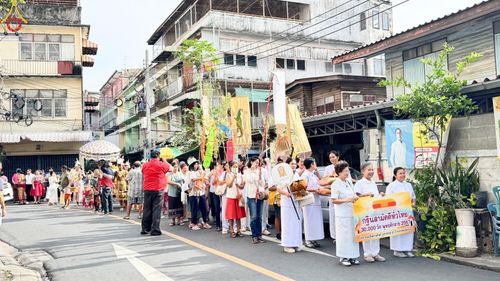 ภาพ No.172091:พิธีทอดกฐิน ณ วัดเทพากร เขตบางพลัด กรุงเทพมหานคร ในโครงการกฐินสามัคคีทั่วไทย 30,000 วัด บูชาธรรม 80 ปี หลวงพ่อธัมมชโย โดยคณะศิษยานุศิษย์วัดพระธรรมกาย วันที่ 27 ตุลาคม พ.ศ. 2567