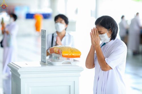 ภาพ No.85617:พิธีบุพเปตพลีครั้งที่ 138 ร่วมอุทิศบุญแด่หมู่ญาติที่ล่วงลับไปแล้ว และสืบทอดอายุพระพุทธศาสนา วันพุธที่ 16 สิงหาคม พ.ศ. 2566 (วันพระแรม 15 ค่ำ เดือน 8-8 ณ หอฉันคุณยายอาจารย์ฯ วัดพระธรรมกาย