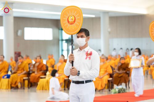 ภาพ No.129243:พิธีมอบรางวัลแก่สามเณรผู้สอบผ่าน โครงการสามเณรทรงพระปาฏิโมกข์ ณ ค่ายจองแชมป์ หมู่กุฏิสามเณรเปรียญธรรม วัดพระธรรมกาย วันอาทิตย์ที่ ๑๐ มีนาคม พ.ศ.๒๕๖๗