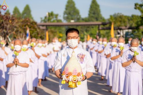 ภาพ No.102126:พิธีบรรพชาธรรมทายาท ในโครงการอุปสมบทหมู่ รุ่นบูชาธรรมมหาปูชนียาจารย์ ณ วัดเขาตะแบก อ.ศรีราชา จ.ชลบุรี วันเสาร์ที่ 9 ธันวาคม พ.ศ. 2566