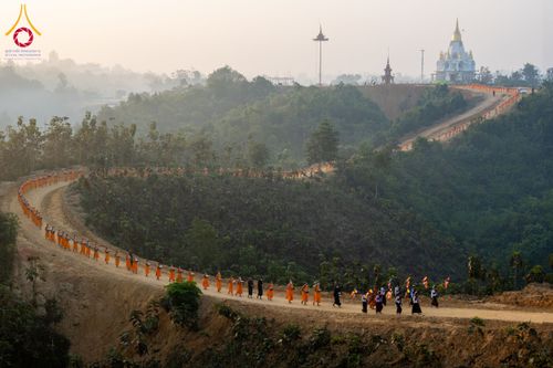 ภาพ No.130747:Photo Story ปฐมบรรพชาชาวพุทธมาร์มา บังกลาเทศ Episode 4/5  วันที่ 10 กุมภาพันธ์พ.ศ. 2567