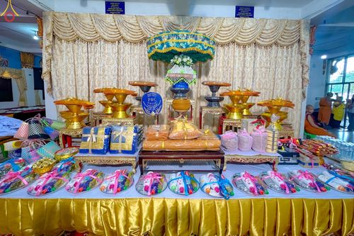 ภาพ No.91846:พิธีทอดกฐินสามัคคีทั่วไทย  ณ วัดบัวทอง  ต.บ้านปทุม อ.สามโคก จ.ปทุมธานี วันจันทร์ที่ 30 ตุลาคม พ.ศ. 2566