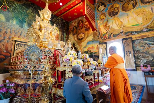 ภาพ No.124019:ผู้รักษาการแทนเจ้าอาวาสวัดมหาจุฬาลงกรณราชูทิศ เมตตาแต่งตั้งให้   “พระมหารณภพ โชติลาโภ” เจ้าอาวาสวัดพระธรรมกายลอนดอน ประเทศอังกฤษ ดำรงตำแหน่งฐานานุกรม ที่ “พระครูวินัยธร” ณ พระอุโบสถกลางน้ำ วัดมหาจุฬาลงกรณราชูทิศ