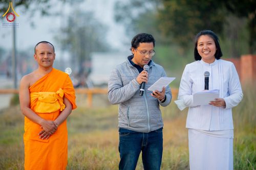 ภาพ No.210435:วันเสาร์ที่ 8 มีนาคม พ.ศ. 2568 พิธีจุดประทีป โครงการบรรพชาสามเณรชาวเนปาล 500 รูป ณ ชาตสถานอุทยานลุมพินีวัน ที่ประสูติขององค์สมเด็จพระสัมมาสัมพุทธเจ้า ลุมพินี ประเทศเนปาล