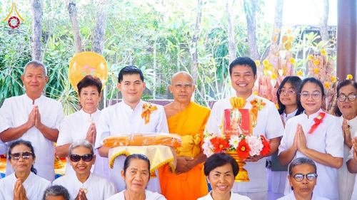 ภาพ No.176849:พิธีทอดกฐิน ณ ที่พักสงฆ์สันตินิมิตร อ.ตาพระยา จ.สระแก้ว ในโครงการทอดกฐินสามัคคีทั่วไทย 30,000 วัด บูชาธรรม 80 ปี หลวงพ่อธัมมชโย โดยคณะศิษยานุศิษย์วัดพระธรรมกาย วันที่ 15 พฤศจิกายน พ.ศ. 2567