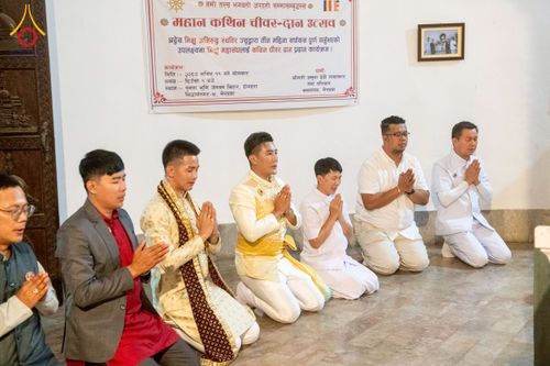 ภาพ No.213050:วันที่ 14 - 15 มีนาคม พ.ศ. 2568 คณะสงฆ์และสามเณรเดินธรรมยาตรา ในโครงการบวชสามเณรเนปาล 500 รูป ไปยังสถานที่รอบมายาเทวีและลุมพินีเกรด ณ ลุมพินี ประเทศเนปาล