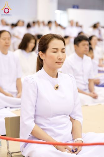 ภาพ No.287638:วันที่ 1 มกราคม พ.ศ. 2569 พิธีบูชาข้าวพระ ณ สภาธรรมกายสากล วัดพระธรรมกาย