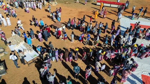 ภาพ No.125263:พิธีตักบาตรเนื่องในวันมาฆบูชา ณ สนามโรงเรียนบ้านนาเกียน  อำเภออมก๋อย จังหวัดเชียงใหม่ วันเสาร์ที่ ๒๔ กุมภาพันธ์ พ.ศ. ๒๕๖๗