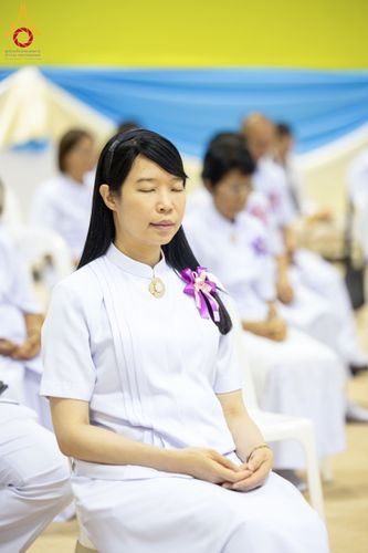 ภาพ No.134069:พิธีบูชาข้าวพระ  ในวันอาทิตย์ต้นเดือนที่ 7 เมษายน พ.ศ. 2567 ณ วัดพระธรรมกาย จ.ปทุมธานี