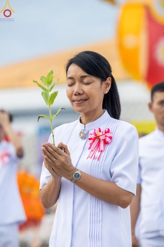 ภาพ No.160447:พิธีปลูกต้นทรัพย์บานชื่น ณ ลานธรรม พระมหาธรรมกายเจดีย์ วัดพระธรรมกาย จ.ปทุมธานี วันพฤหัสบดีที่ 10 ตุลาคม พ.ศ. 2567