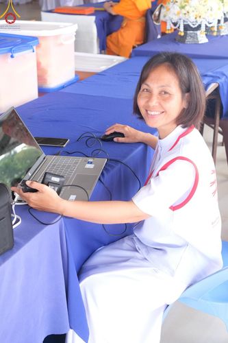 ภาพ No.130029:V.34 เพื่อธรรมเพื่อบางกล่ำ การรับบุญของเจ้าหน้าที่หน่วยงานต่างๆ  เพื่องานธรรมยาตราอัญเชิญพระบรมสารีริกธาตุ ประดิษฐาน ณ มหารัตนเจดีย์สิริปทุมสวรรค์ (เจดีย์อริยพุทธะ 5 พระองค์) ณ ศูนย์ปฏิบัติธรรมภาคใต้ อ.บางกล่ำ จ.สงขลา ระหว่างวันที่ 9-10 มีนาคม พ.ศ. 2567