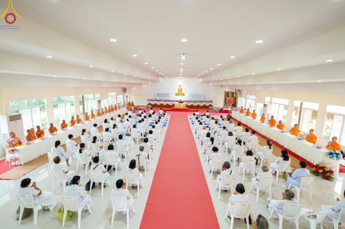 ภาพ No.149607:พิธีทอดผ้าป่ามหามงคล เพื่องานพระพุทธศาสนา , พิธีเจริญพระพุทธมนต์ และพิธีถวายสังฆทานแด่คณะสงฆ์ เนื่องในวันธรรมชัย 56 พรรษา น้อมบูชาธรรมหลวงพ่อธัมมชโย ณ ธรรมอุทยานบ้านแป้ง จ.สิงห์บุรี วันเสาร์ที่ 24 สิงหาคม พ.ศ. 2567