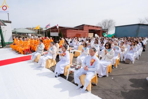 ภาพ No.132201:พิธีประดิษฐานยอดอุโบสถ บูชาธรรม 80 ปี หลวงพ่อธัมมชโย ณ วัดพระธรรมกายโทชิหงิ ประเทศญี่ปุ่น วันอาทิตย์ที่ 24 มีนาคม พ.ศ. 2567