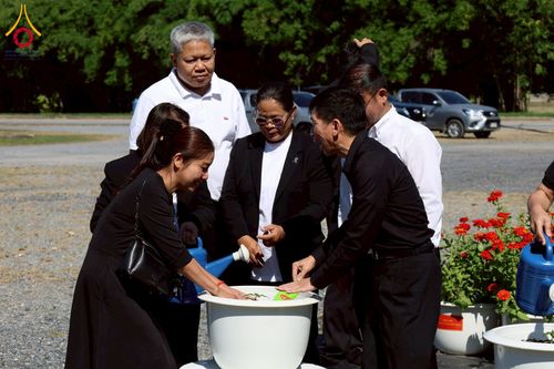 ภาพ No.271946:วันที่ 22 พฤศจิกายน พ.ศ. 2568 ผู้ว่าฯ ปทุมธานี ลงพื้นที่เยี่ยม “อำเภอคลองหลวง” พร้อมชมการเตรียมความพร้อมเทศกาลสวนดอกไม้ปทุมธานี “ทุ่งสวรรค์ ตะวันฉาย” ณ วัดพระธรรมกาย