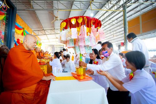 ภาพ No.189338:พิธีทอดผ้าป่าทำนุบำรุงศาสนสถาน ในโครงการธรรมยาตรา กตัญญูบูชา มหาปูชนียาจารย์ พระมงคลเทพมุนี(สด จนฺทสโร) พระผู้ปราบมาร อนุสรณ์สถาน 7 แห่ง ปีที่ 13 ณ วัดใหม่นพรัตน์  ต.เนินพระปรางค์ อ.สองพี่น้อง จ.สุพรรณบุรี วันที่ 5 มกราคม พ.ศ. 2568