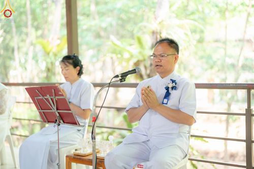 ภาพ No.135075: พิธีบรรพชาสามเณร  พิธีตักบาตรฉลองสามเณรใหม่ วันที่ 1 เมษายน พ.ศ.2567 ในโครงการบรรพชาสามเณรฟื้นฟูพระพุทธศาสนาทั่วไทย ณ ศูนย์ปฏิบัติธรรมแก้วเมืองเลย