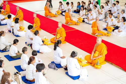 ภาพ No.227725:วันเสาร์ที่ 31 พฤษภาคม พ.ศ.2568 พิธีถวายผ้าไตรแด่สามเณรผู้เข้ารับการอุปสมบท , พิธีอุปสมบทสามเณรเตรียม DCI วัดพระธรรมกาย จ.ปทุมธานี