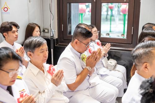 ภาพ No.332375:วันเสาร์ที่ 6 มิถุนายน พ.ศ.2569 พิธีต้อนรับสัญญาบัตร พัดยศ พระราชภาวนาวชิรวิเทศ วิ. ณ อุโบสถพระไตรปิฏก วัดพระธรรมกาย