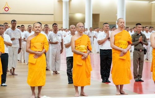 ภาพ No.351220:วันที่ 21 กันยายน พ.ศ. 2569 พิธีปิดโครงการบรรพชาพัฒนาคุณธรรม จริยธรรม  สำหรับนักเรียนนายสิบตำรวจ (นสต.) รุ่นที่ 16 ศูนย์ฝึกอบรมตำรวจภูธรภาค 1