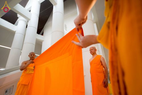 ภาพ No.223652:วันที่ 11 พฤษภาคม พ.ศ. 2568 พิธีบรรพชาของอุบาสก พิสิทธิ์ หมื่นแกล้ว  ณ วัดพระธรรมกาย