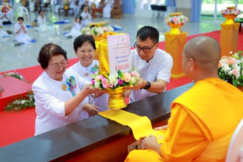 ภาพ No.233457:วันอาทิตย์ที่ 13 กรกฎาคม พ.ศ. 2568 พิธีทอดผ้าป่าสามัคคี "สร้างบ้านพักผู้ปฏิบัติธรรม" ณ ศูนย์ปฏิบัติธรรมจังหวัดระยอง(บ้านช่องลม)