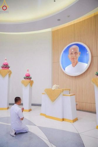 ภาพ No.223229:วันที่ 2 -10 พฤษภาคม พ.ศ. 2568 พิธีตัดปอยผม ปลงผม พิธีขอขมาลาอุปสมบทอุทิศชีวิต ของอุบาสก พิสิทธิ์ หมื่นแกล้ว  ณ วัดพระธรรมกาย