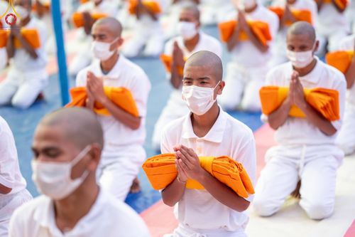 ภาพ No.130358:Photo Story ปฐมบรรพชาชาวพุทธมาร์มา Episode 3/5 วันที่ 9 กุมภาพันธ์ พ.ศ. 2567 ในโครงการบรรพชาสามเณร ครั้งแรกของชาวพุทธมาร์มา บังกลาเทศ ณ วัดธัมจักร อรัญกุฏิ เมืองรัมการ์ คาร์กาชารี บังกลาเทศ