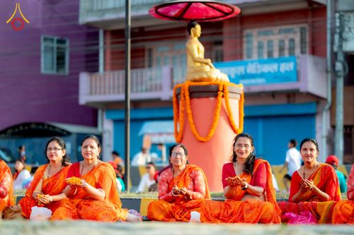 ภาพ No.212980:วันที่ 14 - 15 มีนาคม พ.ศ. 2568 คณะสงฆ์และสามเณรเดินธรรมยาตรา ในโครงการบวชสามเณรเนปาล 500 รูป ไปยังสถานที่รอบมายาเทวีและลุมพินีเกรด ณ ลุมพินี ประเทศเนปาล