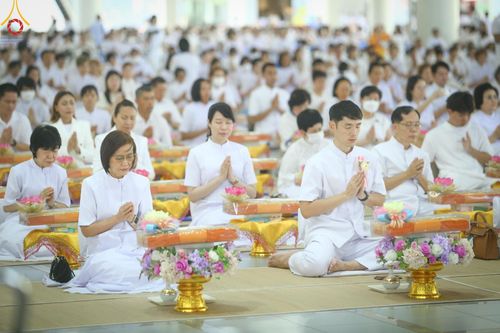 ภาพ No.143262:พิธีถวายภัตตาหารเพื่อเป็นกำลังแห่งการเข้าถึงธรรม ของพระภิกษุสามเณร วัดพระธรรมกาย วันเสาร์ที่ 6 กรกฏาคม พ.ศ. 2567 ณ หอฉันคุณยายอาจารย์ วัดพระธรรมกาย จ.ปทุมธานี