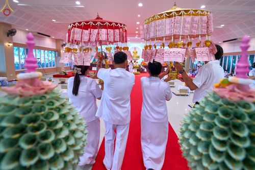 ภาพ No.64219:พิธีทอดกฐินสามัคคีเพื่อเติมเต็มสระมหาเศรษฐี /ห้องปฎิบัติธรรม อาคารธรรมสภา /กุฎิพระมหาเถระ ประจำปีพุทธศักราช 2565  โดยผู้มีบุญ จ.ชลบุรี และคณะกัลยาณมิตรทั่วโลก วันอาทิตย์ที่ 30 ตุลาคม พ.ศ. 2565  ณ ธุดงคสถานชลบุรี