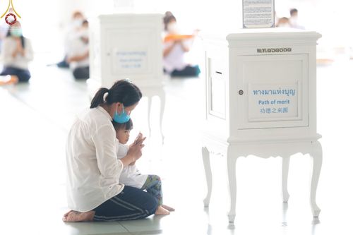 ภาพ No.64877:พิธีบุพเปตพลี ครั้งที่ 129 เพื่ออุทิศบุญกุศลแด่บรรพบุรุษผู้ล่วงลับ วันที่ 23 พฤศจิกายน พ.ศ. 2565 ณ วัดพระธรรมกาย