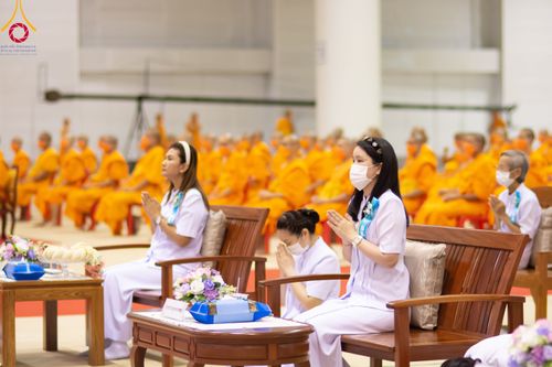 ภาพ No.90764:พิธีบำเพ็ญกุศลสวดพระอภิธรรม  อุบาสกถาวร พรหมถาวร (อุบาสกผู้ปั้นพระ) คืนที่ 3 วันจันทร์ที่ 16 ตุลาคม พ.ศ. 2566 ณ ห้องแก้วสารพัดนึก 1 สภาธรรมกายสากล วัดพระธรรมกาย จ.ปทุมธานี