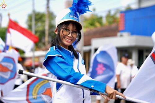 ภาพ No.331725:วันอาทิตย์ที่ 31 พฤษภาคม พ.ศ. 2569 การเดินขบวนพาเหรดงานเฉลิมฉลอง เทศกาลวิสาขบูชานานาชาติ ประเทศอินโดนีเซีย