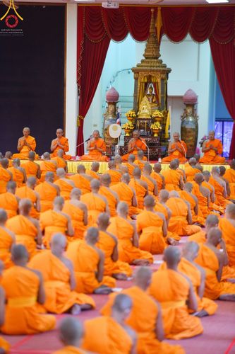 ภาพ No.67802:พิธีเจริญพระพุทธมนต์และถวายภัตตาหารเป็นสังฆทาน วันศุกร์ที่ 9 ธันวาคม พ.ศ. 2565 โครงการอุปสมบท รุ่นบูชาธรรมมหาปูชนียาจารย์ ณ วัดพระพุทธบาทราชวรมหาวิหาร อ.พระพุทธบาท จ.สระบุรี