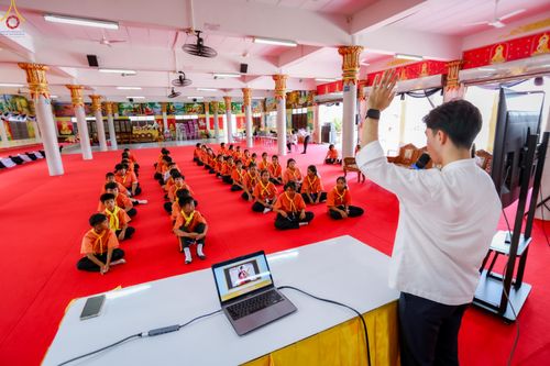 ภาพ No.338479:วันที่ 2-3 กรกฎาคม พ.ศ.2569 โครงการอบรมคุณธรรม จริยธรรมและความดีสากล ประจำปีการศึกษา2569 นักเรียนกว่า 150 คน  ณ วัดราษฎร์บูรณะ (วัดบางปลา) ต.บางปลา อ.บางพลี จ.สมุทรปราการ
