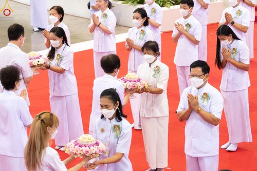 ภาพ No.77760:พิธีหล่อพระบรมพุทธเจ้า ทิศตะวันตก  วันอาทิตย์ที่ 19 มีนาคม พ.ศ. 2566 ณ วัดพระธรรมกาย จ.ปทุมธานี