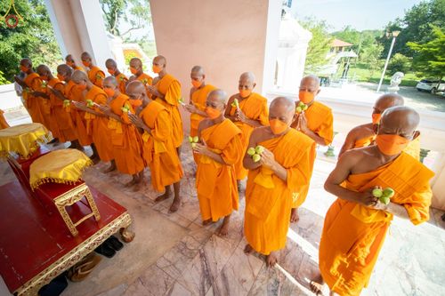 ภาพ No.66338:พิธีอุปสมบทวัดวรนายกรังสรรค์เจติยบรรพตาราม อ.บางปะหัน จ.พระนครศรีอยุธยา รับบุญจัดงานโดยศูนย์อบรมเยาวชนบางปะหัน และสำนักศรัทธาภิบาล เมื่อวันที่ 7 ธันวาคม พ.ศ. 2565
