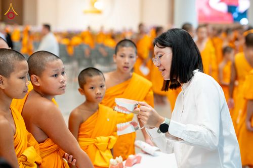 ภาพ No.342631:วันที่ 8 สิงหาคม พ.ศ. 2569  ตรวจสุขภาพประจำปีสามเณร ณ วัดพระธรรมกาย ปทุมธานี