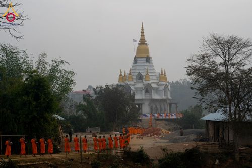 ภาพ No.130989:Photo Story ปฐมบรรพชาชาวพุทธมาร์มา Episode 4/5 วันที่ 13 กุมภาพันธ์พ.ศ. 2567 ณ วัดธัมจักร อรัญกุฏิ บังกลาเทศ