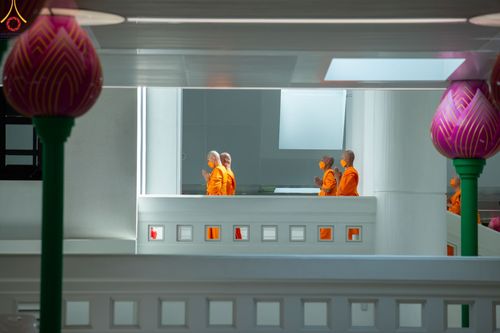 ภาพ No.84225:พิธีขอบรรพชา , พิธีขอสรณคมน์และศีล ,  พิธีรับบาตร , พิธีอุปสมบท ในโครงการบรรพชาอุปสมบทหมู่ธรรมทายาทรุ่นเข้าพรรษา และโครงการบรรพชาสามเณรโรงเรียนนานาชาติ รุ่นที่ 12 ณ โบสถ์พระไตรปิฎก วัดพระธรรมกาย วันที่ 22 กรกฎาคม พ.ศ. 2566